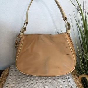 Brahmin Vintage Tan Shoulder Bag